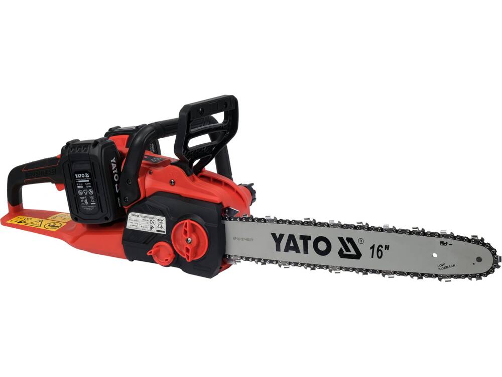 16'' Chain saw 2x18v Bagless + 2x4ah + Double Charger