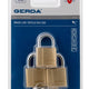 Brass Line Kmz S40 Twins Padlock Set Blister