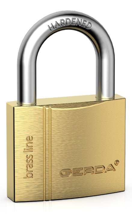 Brass Line Kmz S40 Juego 3 Candados Triples Latón Blis