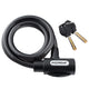 Bike Lock Black Round Body Flex 1200/8v