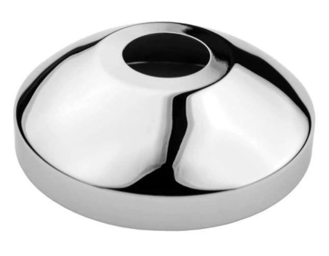 Low Conical Rosette 3/4 Chrome Thread
