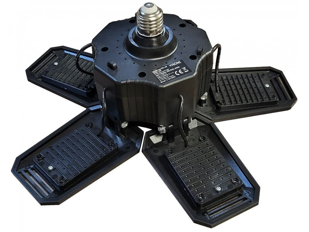 Rigel LED skládací dílenská lampa E27 55w 6500k 4950lm