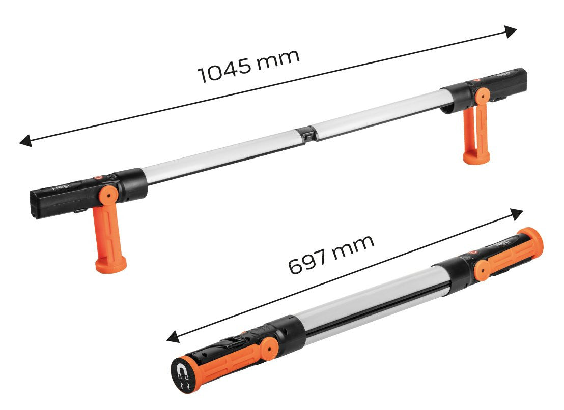 Battery Workshop Lamp 2x350 Lm Foldable Smd