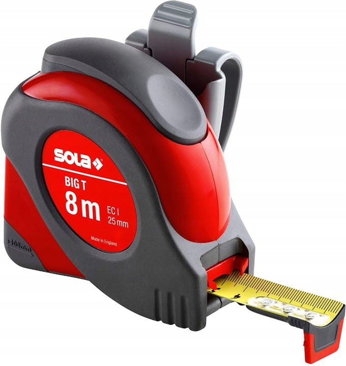 Steel Rolling Measure Big T 25mm 8m