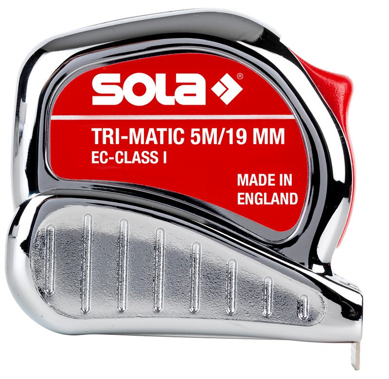 Tri-matic Steel Rolling Measure 19mm 5m