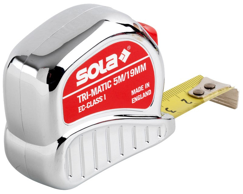 Tri-matic Steel Rolling Measure 19mm 5m