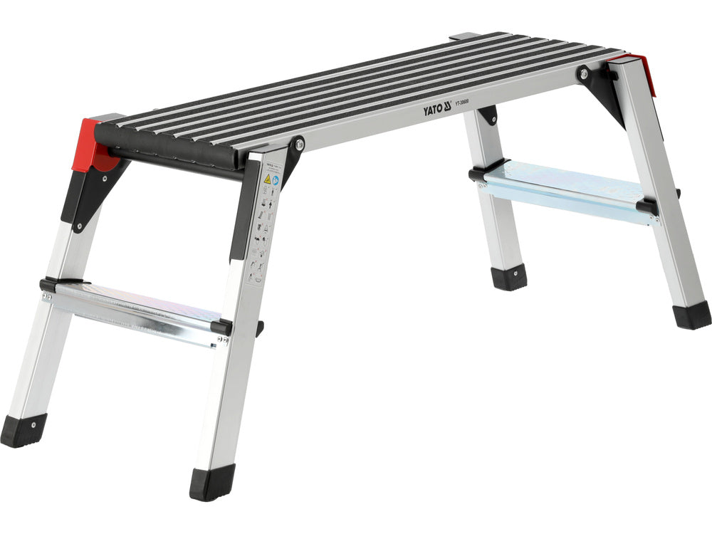 Plataforma de trabajo de aluminio plegable