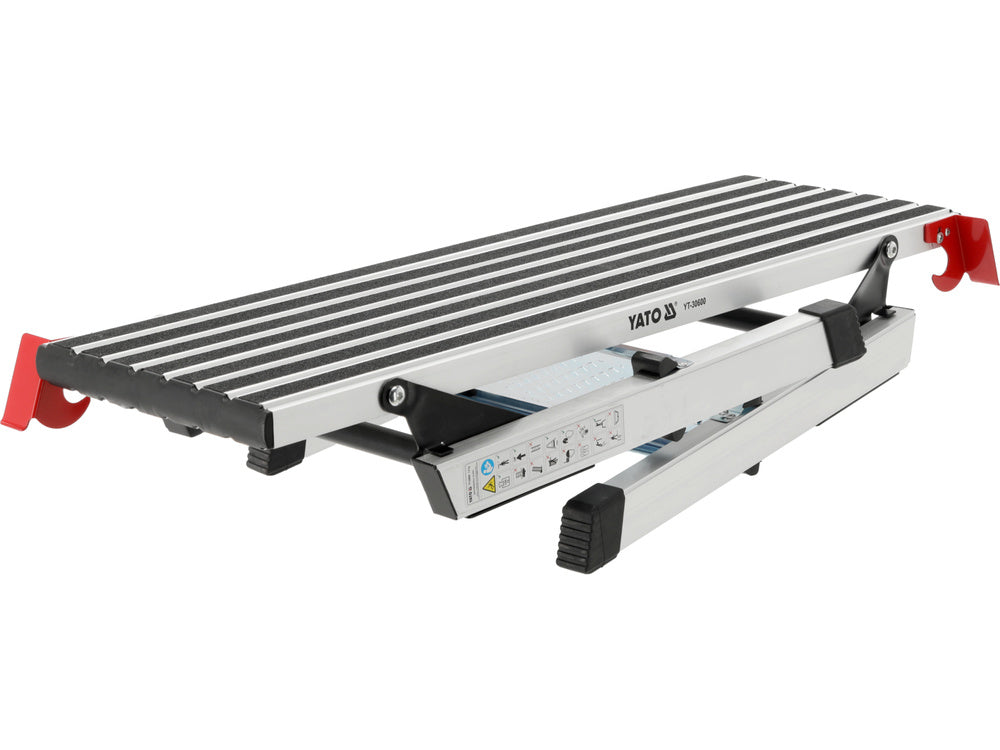 Plataforma de trabajo de aluminio plegable