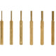 Set Of Parallel Brass Punches 8 Pcs.