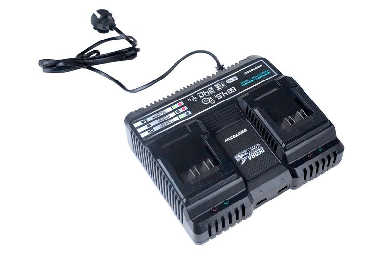 Smart 18v Sas+all Dual Fast Charger