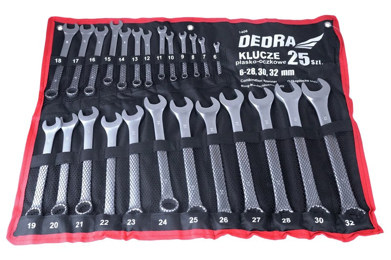 Set di chiavi combinate da 25 pezzi 6-32 mm