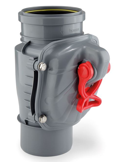 Vertical Backdrop Valve 110 Diameter