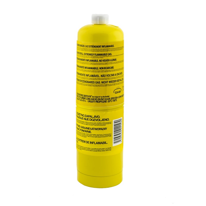 Cartouche de Gaz Bouteille Map/pro Filetage 1'' 400g Gas Pro #2711 13