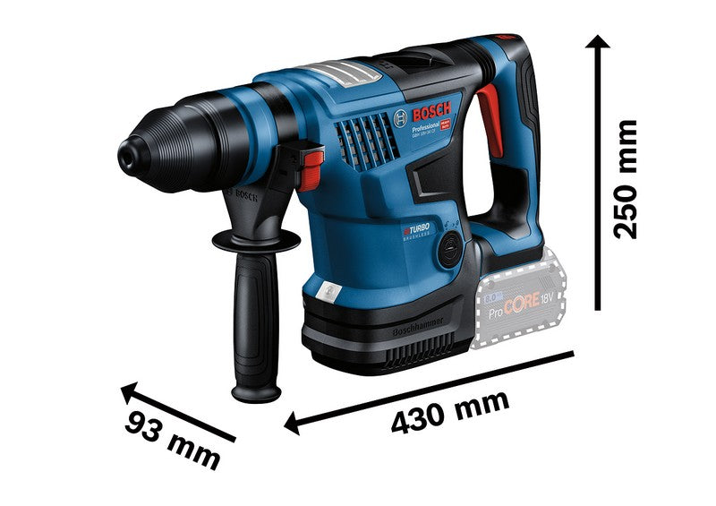 Sds+ Rotary Hammer Gbh 18v-34cf 0*ah