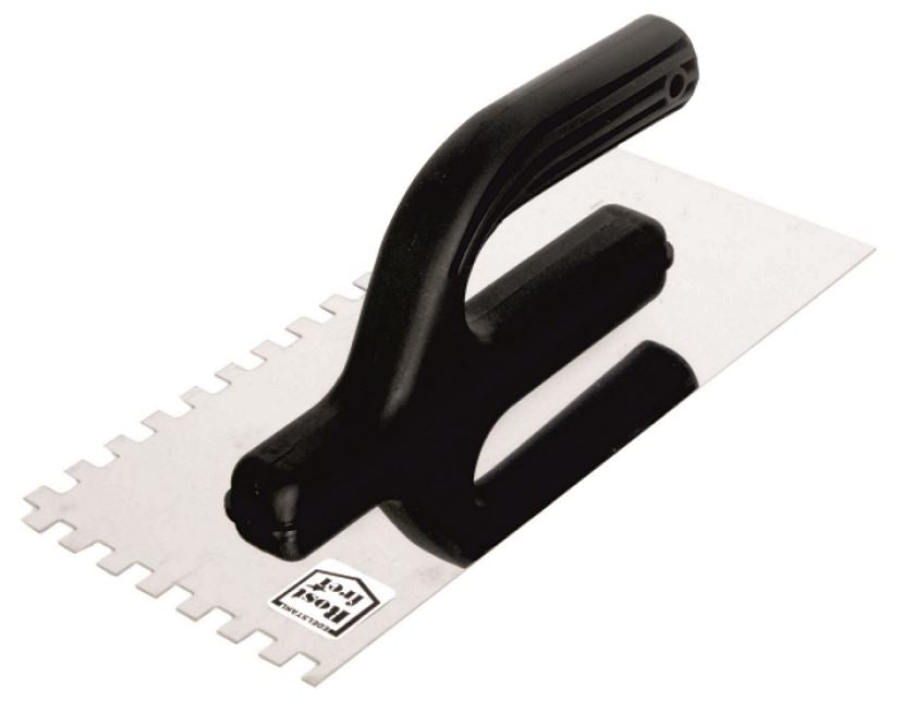 Cazzuola dentata in acciaio inossidabile 320 * 130 mm dente 12 * 12