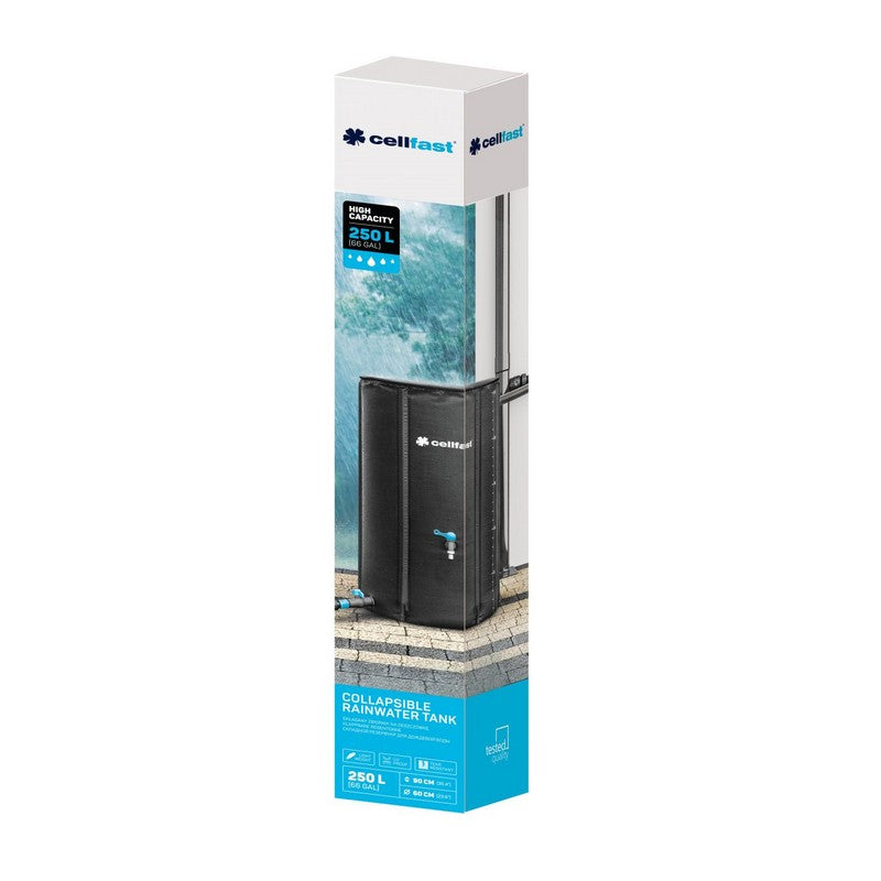 Opvouwbare regenwatertank 250l