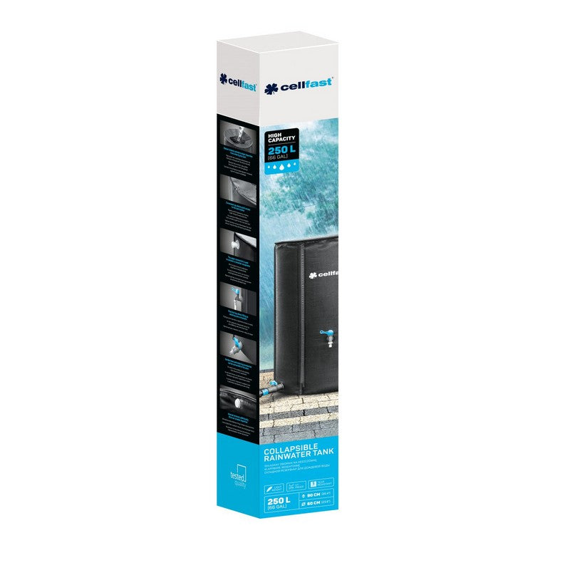 Opvouwbare regenwatertank 250l