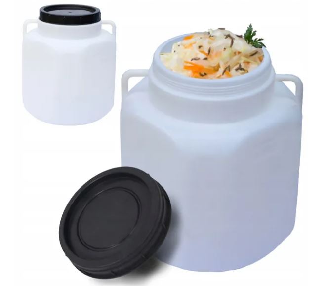 20l firkantet plasttønde