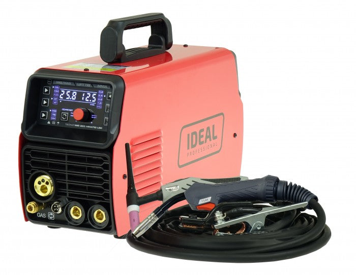 Soldadora Semiautomática Tecnomig 203 Mig/tig/mma Synergic Led