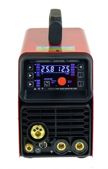 Półautomat Spawarka Tecnomig 203 Mig/tig/mma Synergic Led