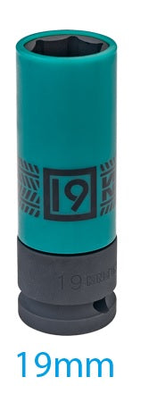 Hosszú ütős aljzat Vékonyfalú ujjal 1/2'' 19mm*80