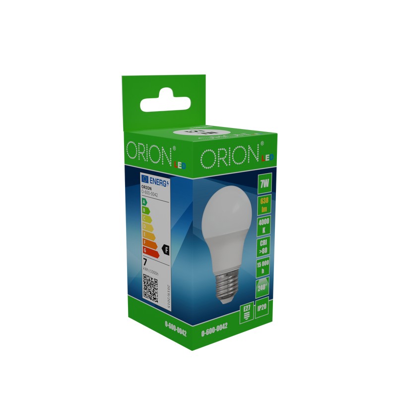 Led žárovka 7W E27 638lm