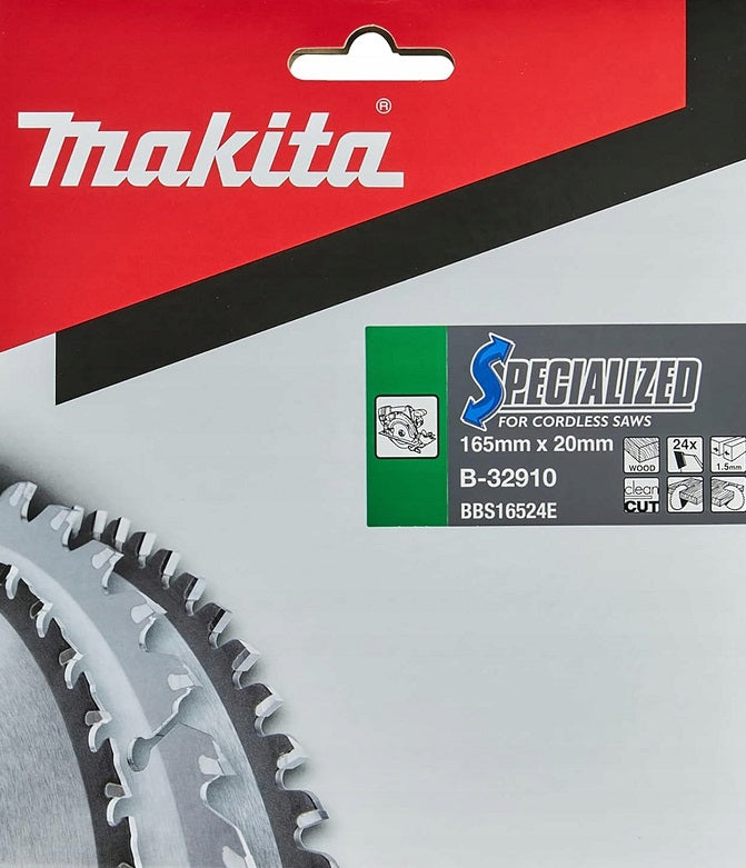 Serra Sinterizada Para Madeira Especializada 165*20mm 24 Dentes