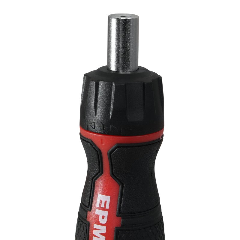Screwdriver With Magazine + Red Line Bits 6 Pcs.