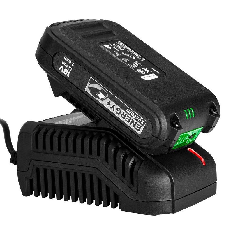 Energia akkumulátoros trimmerek + 18V Li-ion + 2ah akkumulátor + töltő