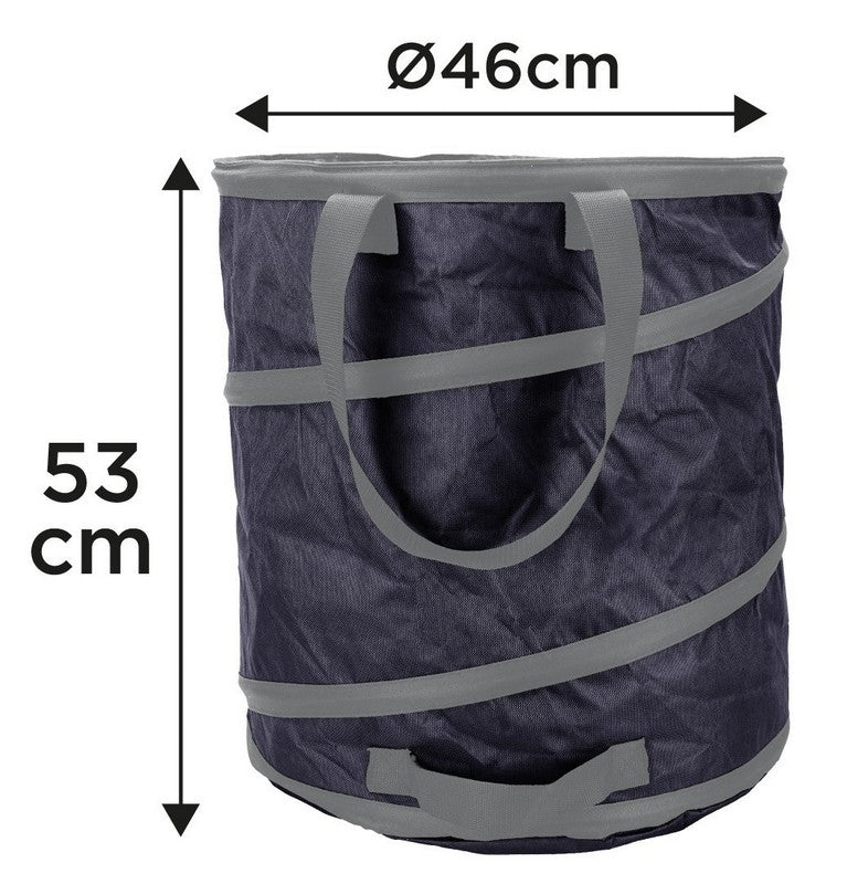 Zahradní taška 85 litrů s dlouhou rukojetí skládací 180g/m2