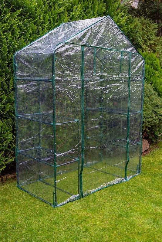 Greenhouse 143*73*195 Cm Pvc Foil Metal Structure