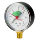 Technický manometer Priemer 63 mm 0-4 Bar Gw 1/4'