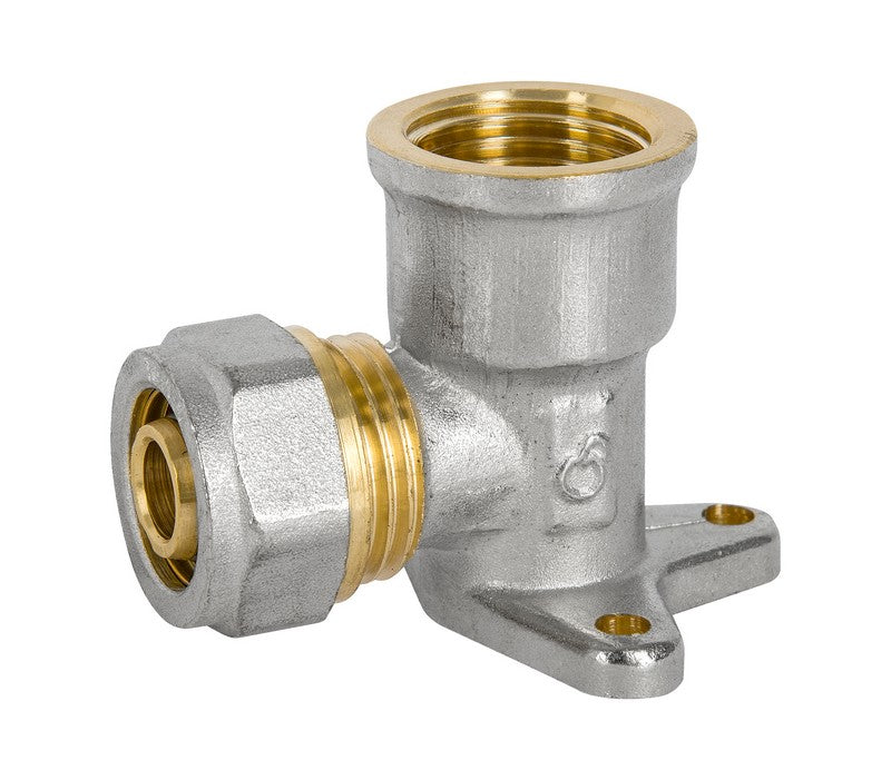 Pex-al-pex Chrome Elbow With Clips-1/2*16