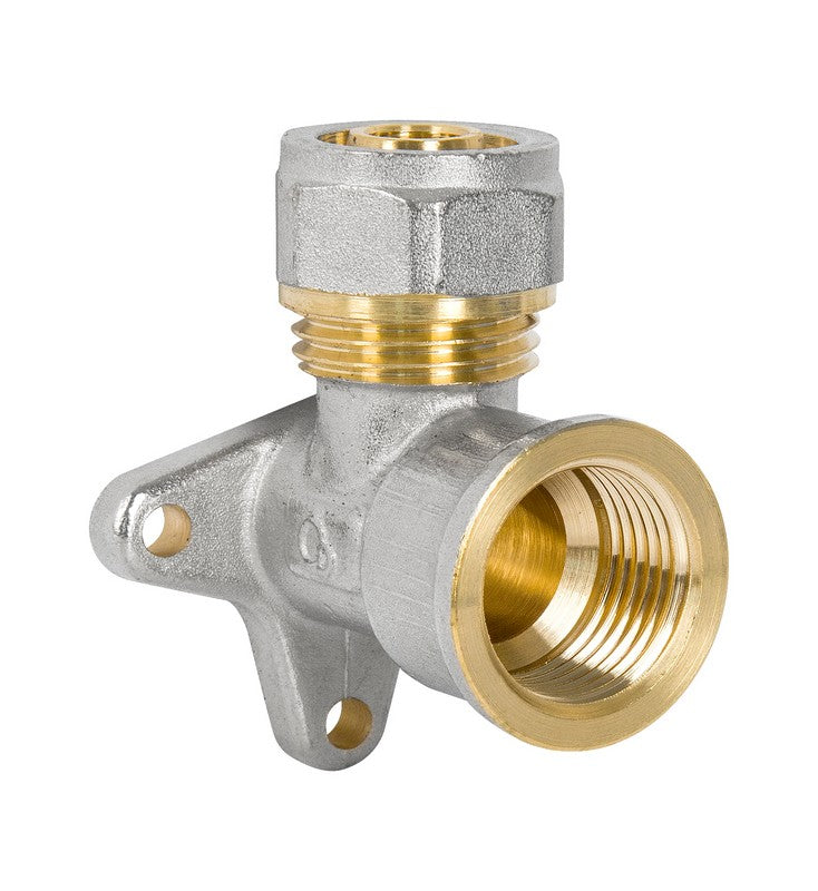Pex-al-pex Chrome Elbow With Clips-1/2*16