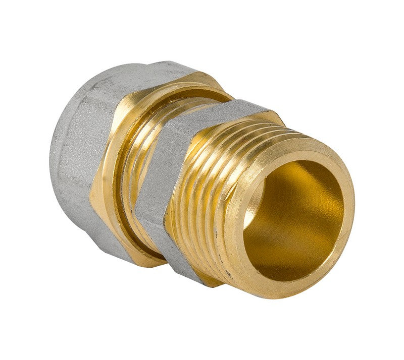 Pex-al-pex króm csatlakozó 1/2*16 fiú