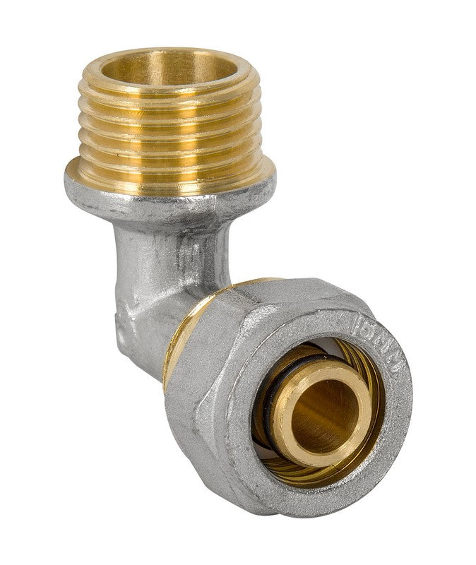 Pex-al-pex Armbåge Krom 1/2*16 Pojke