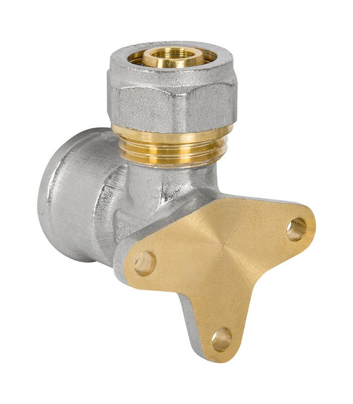 Pex-al-pex Chrómové koleno so sponami-1/2*20