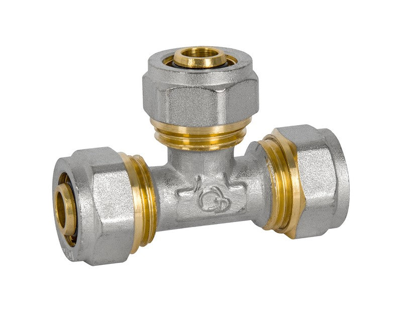 Pex-al-pex Tee Chrome 16*16*16 Triple