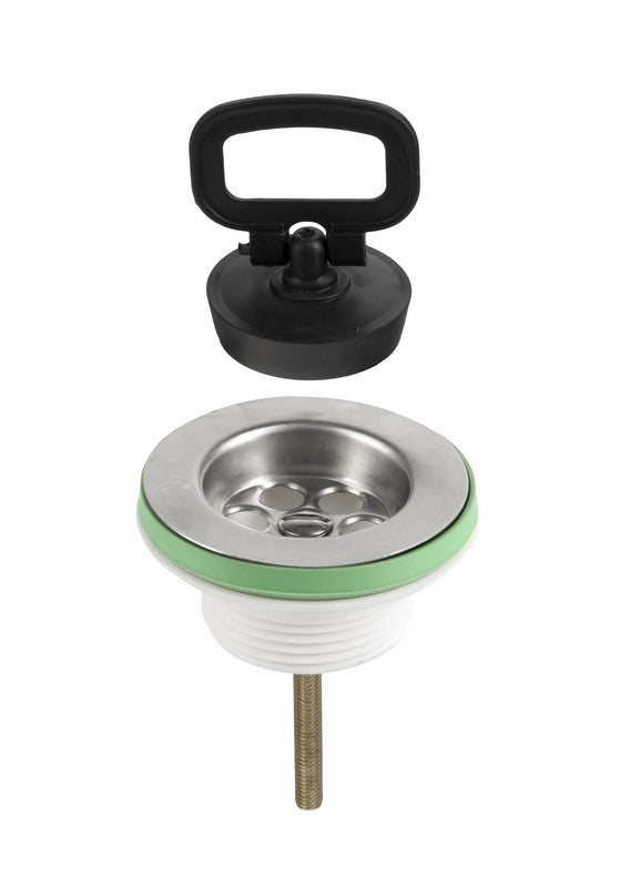 Dränering med plugg 1,1/2' diskbänk plast (wj.107)