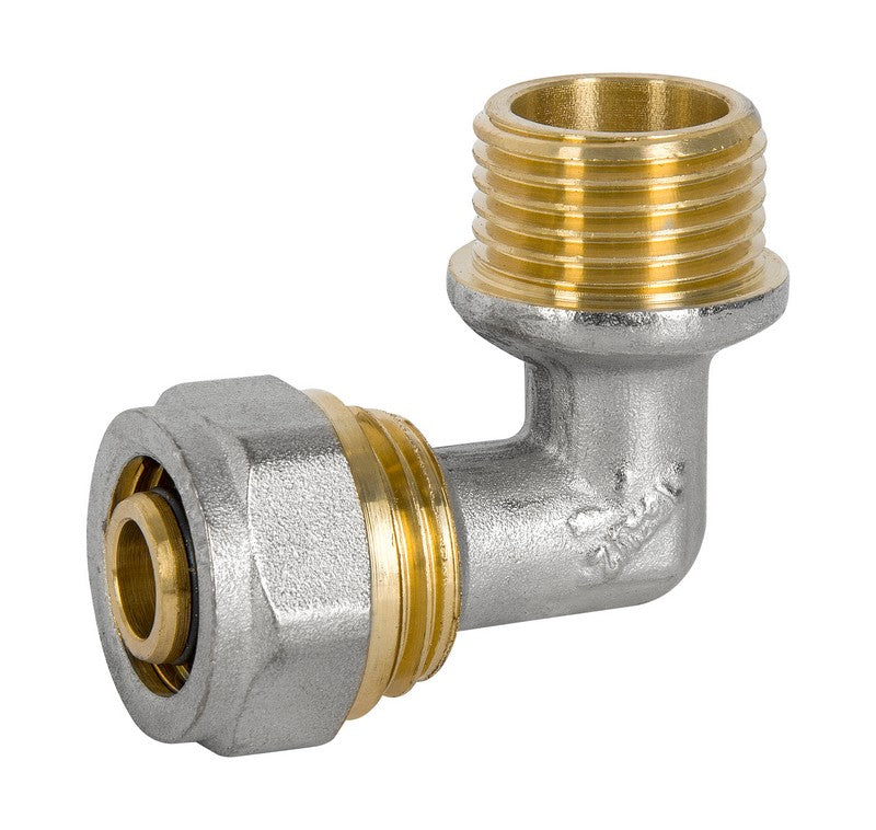 Pex-al-pex Koleno Chróm 3/4*20 Boy