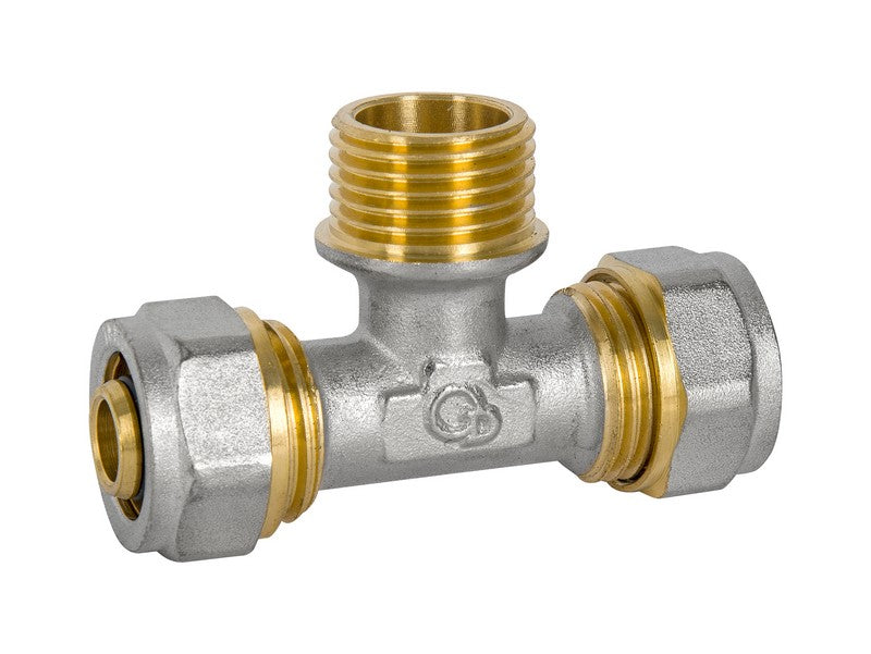 Pex-al-pex Tee Chrome 3/4*20*20 Boy