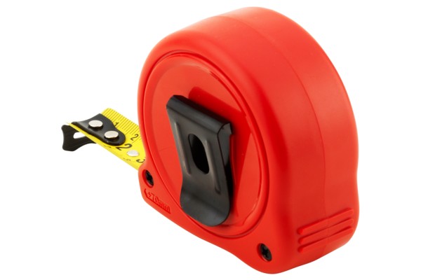 Règle à rouler compacte en acier 19 mm 5 m
