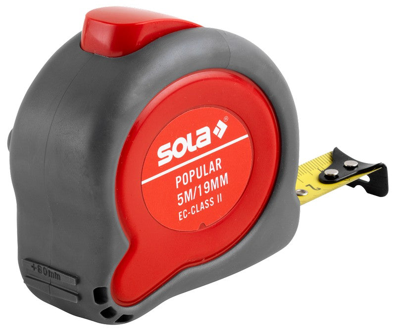 Mesure à rouler en acier populaire 19 mm 5 m