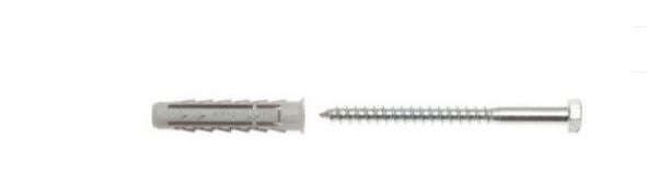 Vierdelige plug-zeskantschroef Bxnk 10/60 mm