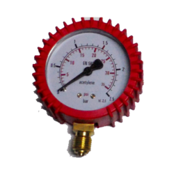 Manometro Acetilene 0-2,5 1/4''