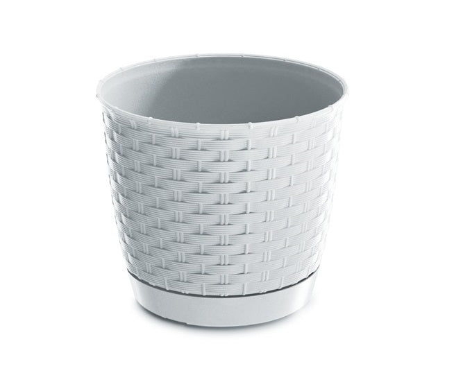 Maceta Redonda Ratolla - Blanco