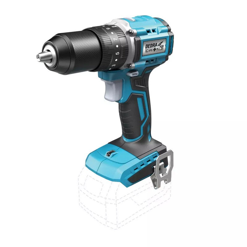 13mm 18v 0*ah Sas+ Brushless Impact Drill/driver