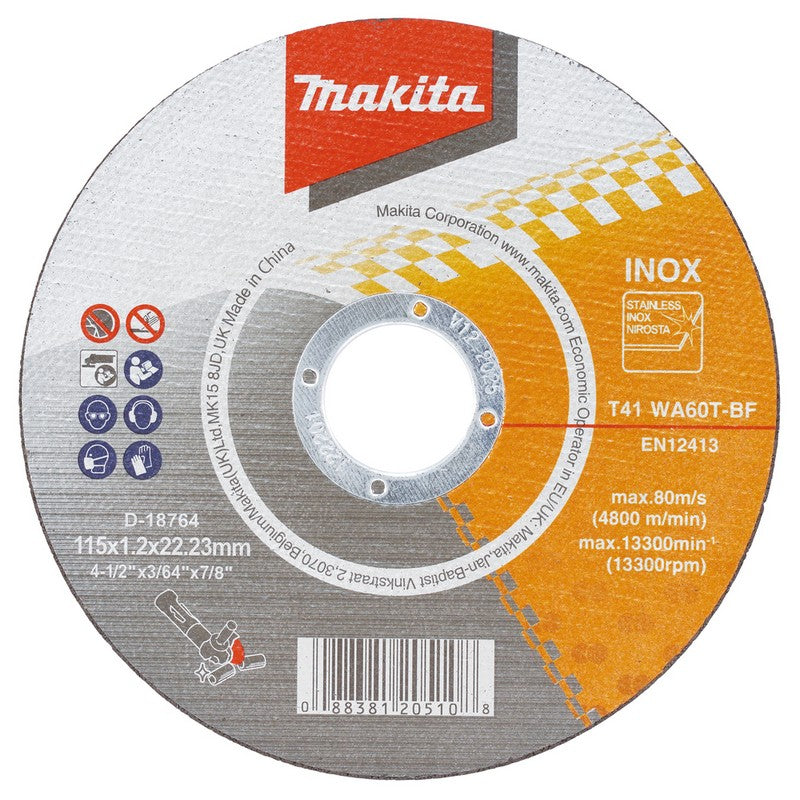 Disco de corte inox 115 * 1,2 mm Wa60t