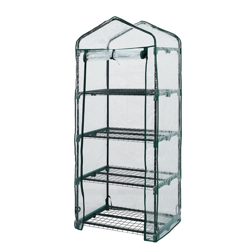 Skleník 69*49*160 Cm Pvc fólie Kovová konstrukce