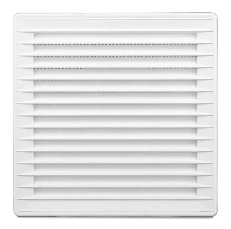 Ventilationsgaller Med Nät 170*170 Fi 150 Vit